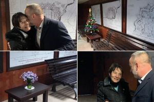 FOTO| Îngrijitoarea toaletei publice din Cetatea Alba Carolina, premiată de Paul Voicu, viceprimarul cu atribuţii de primar