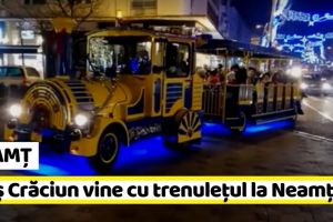NEAMȚ: Moş Crăciun vine cu trenuleţul la Neamţ