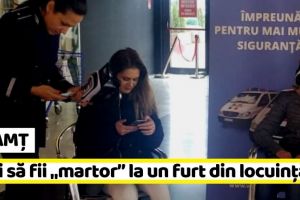 NEAMȚ: Campanie inedită de prevenire a furturilor din locuinţe la Shopping City Piatra-Neamţ