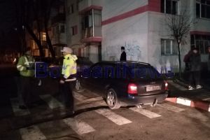 FOTO Accident pe strada Primăverii. Un bărbat a fost lovit de maşină în timp ce traversa strada