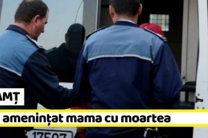 NEAMȚ: Reţinut după ce şi-a ameninţat mama că o omoară şi dă foc la casă