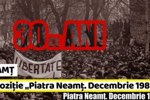 NEAMȚ: Expoziţie foto-documentară „Piatra Neamţ. Decembrie 1989”