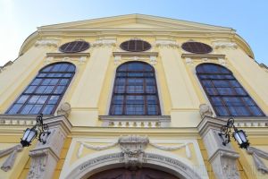 Şantierul din complexul Baroc: Faţadele palatului au fost reabilitate, în grădină se verifică starea de sănătate a copacilor (FOTO / VIDEO)