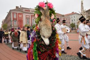 Peste 300 de colindători pe străzile Timişoarei. Datini şi jocuri străvechi