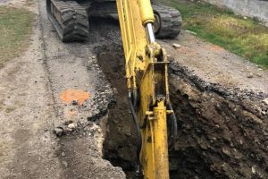 Lucrări de extindere a reţelei de canalizare, la Zărneşti