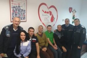 Baia Mare: Politistii au donat sange