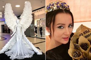 FOTO&VIDEO. Designerul Ioana Călin, cadou pentru Satu Mare: un înger formidabil