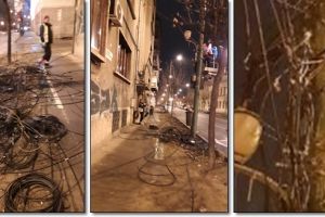Ghilotina a revenit în centrul Timişoarei, pe lângă primărie. Consumatori afectaţi pe Eminescu
