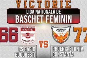 Baschetbalistele de la Phoenix Știinta Constanta au invins in deplasare Rapid Bucuresti