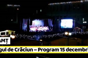 NEAMȚ: Târgul de Crăciun – Programul zilei de duminică, 15 decembrie 2019