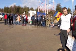 Protest în Pasul Mestecanis fata de darea în folosinţă a platformei ecologice de deşeuri ...