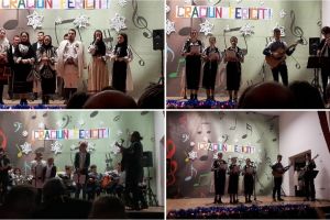 FOTO| Seară de colinde la Căminul Cultural din Vinerea: Aproape 400 de persoane au fost prezente la spectacolul care se desfăşoară anual