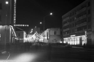 Între Moş Gerilă şi Moş Crăciun. Fotografii rare cu oraşul Suceava împodobit de sărbători