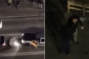 FOTO: ACCIDENT pe Bld. 1 Decembrie 1918 din Alba Iulia. Impact între două autoturisme: Un bărbat a fost rănit