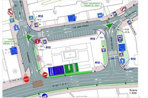 Sensuri unice şi restricţii de circulaţie în zona Areni, începând de luni