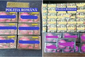 Acţiunea „Foc de artificii”, în Alba: Poliţiştii din Sebeş au confiscat peste 2.600 de obiecte cu conţinut pirotehnic