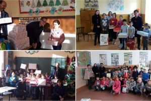 Proiectul „Shoes box” la Alba: Voluntarii care aduc spiritul Crăciunului elevilor din şcolile rurale ale judeţului