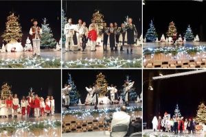 FOTO. „Clubul Copiilor Blaj… în muzica sărbătorilor de iarnă’’: Scenete, recital de cȃntece şi colinde şi şi expoziţie de pictură şi decoraţiuni de Crăciun