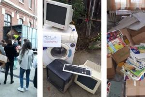 Elevii de la „Brătianu” colectează tone de maculatură şi deşeuri electrice