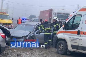 ACUM: Accident grav pe centura Focşaniului. Patru persoane rănite după ce două maşini s-au ciocnit frontal