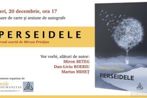 După trei romane, tânărul „Familist” Mircea Pricăjan lansează „Perseidele”, o carte de proză scurtă