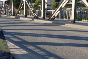 Pod de beton armat, reparat pe DJ 151 B