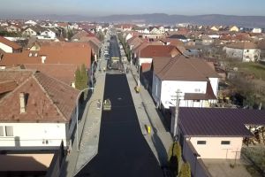 VIDEO FOTO Lucrări finalizate pe una dintre cele mai importante străzi din Șelimbăr