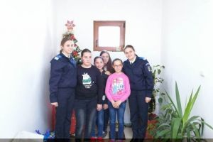 Moş Crăciun a fost astăzi jandarm