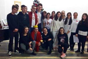 Elevii din internatul Liceului 