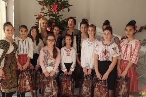 Partidul Social Democrat Dâmboviţa, colindat de copii