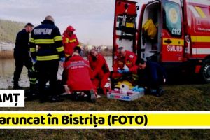 NEAMȚ: Un bărbat s-a aruncat în Bistriţa (FOTO)