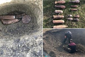 FOTOGALERIE. Explozie în judeţ. Muniţie de război, distrusă de pompierii sătmăreni