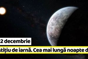21-22 decembrie: Solstiţiu de iarnă. Cea mai lungă noapte din an