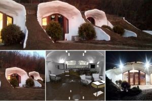 INEDIT. Prima pensiune din România construită SUB PĂMÂNT se afla la 100 km distanţă de Alba Iulia şi este „desprinsă” din ţinutul Hobbiţilor