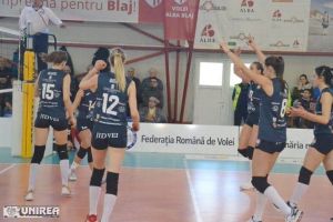 FOTO: Volei Alba Blaj – “U” NTT Data Cluj 3-0, în ultimul meci al anului | Campioana, a 6-a oară consecutiv în semifinalele Cupei României