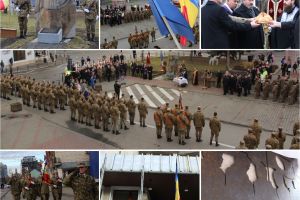 Monumentul Revoluţiei, dezvelit la Bistriţa. Ceremonial de Ziua Libertăţii. ”Să nu uităm niciodată!” (FOTO-VIDEO)