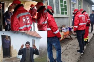 FOTO| “Fă un bine celui de lângă tine”: În spiritul sărbătorii de Crăciun, membrii SVSU Teiuş au adus zâmbetul pe feţele câtorva familii din oraş