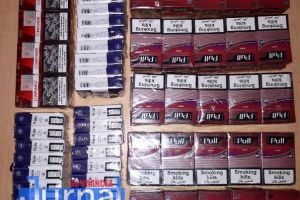 Țigări de contrabandă confiscate de jandarmii vrânceni