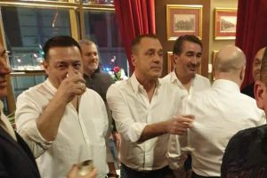 FOTO EXCLUSIV Bairam faraonic de ziua lui Codrin Ștefănescu! Vanghelie, Ciuvică, Mitralieră şi Ionel Ciorăpel Arsene au chefuit la greu