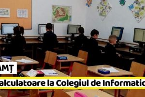 NEAMȚ: 15 calculatoare pentru Colegiul Naţional de Informatică