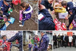FOTO| Pompierii din Alba, în rolul lui Moş Crăciun: Acţiune umanitară îndreptată înspre patru familii nevoiaşe din Alba Iulia