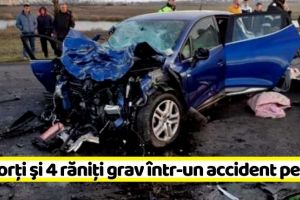 Naţional: Trei morţi şi patru răniţi grav într-un accident pe E 85