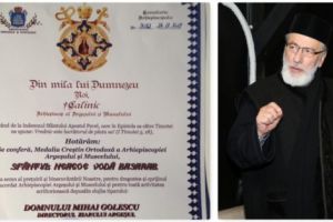 Directorul cotidianului „Argeşul”, medalie specială din partea ÎPS Calinic