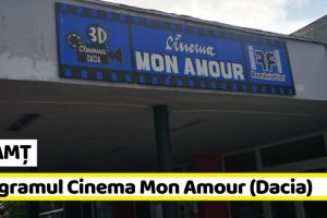 NEAMȚ: Programul Cinema Mon Amour (Dacia) în perioada 27 decembrie – 2 ianuarie