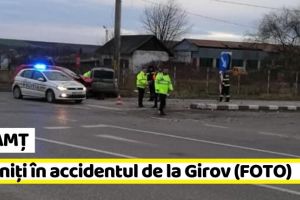 NEAMȚ: Trei răniţi în accidentul de la Girov (FOTO)