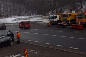 Ninge la Viseu de Sus si Borsa. Zapada framantata pe DN 18, Pasul Prislop, intre km 156 si km 180