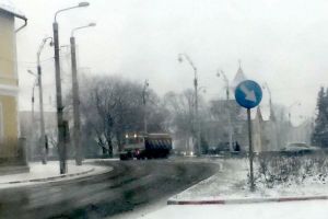 Prima ninsoare, prima deszăpezire în Sibiu