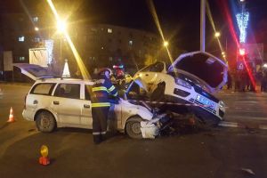Accident rutier în Alexandria, la intersecţia străzilor Al. Ghica cu Bucureşti