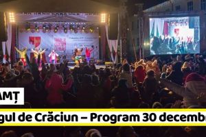 NEAMȚ: Târgul de Crăciun – Programul zilei de luni, 30 decembrie 2019
