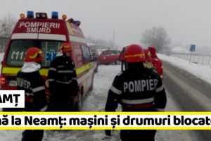 NEAMȚ: Iarnă la Neamţ: Problemele cauzate de viscol şi ninsori. Raportul autorităţilor (30 decembrie)